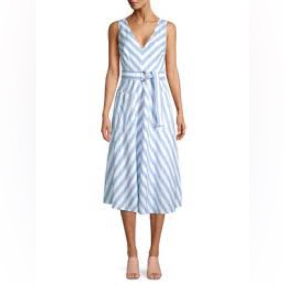 Kate Spade Deck Stripe Midi Dress size 12 - Picture 3 of 16